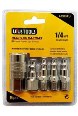 Accesorio acople compresor Bronce 5pz ACO502 Uyustools