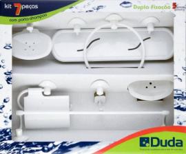 Accesorio p/baño Genebra 7pc blanco