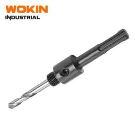 Adaptador vastago SDS-PLUS p/sierra copa 14-30mm Wokin