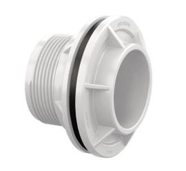 Adaptador Platina p/tanque agua roscable Blanco 2