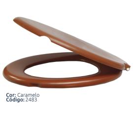 Asiento inodoro ACOLCHADO Alumasa caramelo