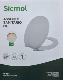 Asiento madera nordico inodoro arena