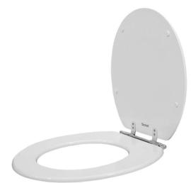 Asiento madera nordico inodoro blanco