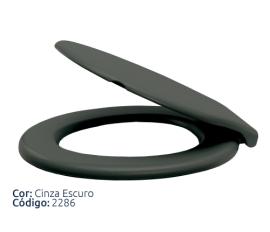 Asiento inodoro Roma Alumasa GRIS OSCURO