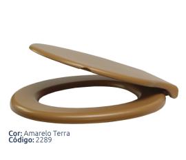 Asiento inodoro Roma Alumasa Amarillo tierra
