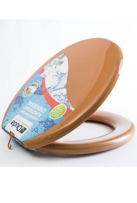 Asiento p/inodoro Universal caramelo Duda