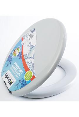 Asiento p/inodoro Universal gris claro Duda