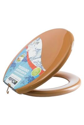 Asiento p/inodoro acolchada caramelo Duda