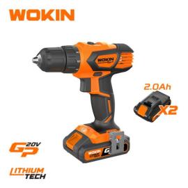 Atornillador taladro 20v c2 baterias 2000mah Wokin