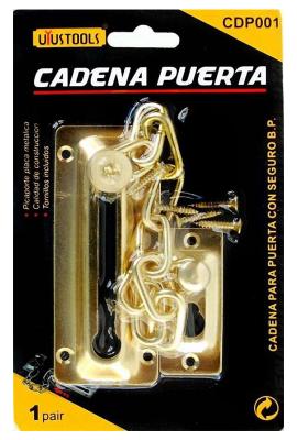 Cadena p/puerta dorada cdp001 uyu