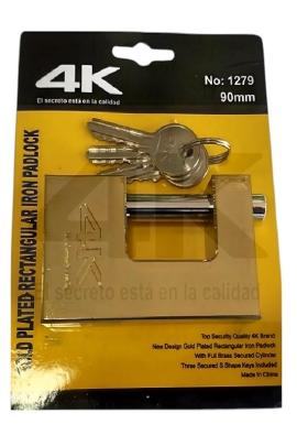 Candado de perno Bronceado 60mm 4K