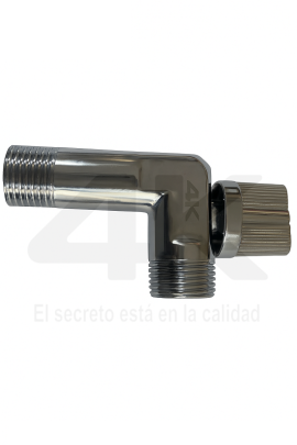 Canilla metalica llave paso 1/2 a 1/2 80g 4k caja fina