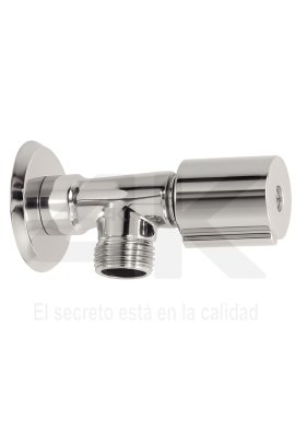 Canilla metalica llave paso acero inox  1/2 a 1/2  4k