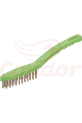 Cepillo acero 3 hileras c/mango 827 Condor 93370