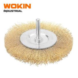 Cepillo p/taladro plano 75x6.35mm Wokin