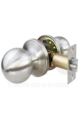 Cerradura pomo Plateada Caja SS-PS CIEGA 4k