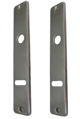 Chapa vista para cerradura el par 185x35,5