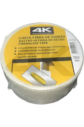 Cinta Yeso fibra de vidrio 90mtrsx5cm 4k