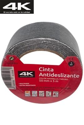 Cinta antideslizante 50mm x 5mtrs Negra grano 80 4K