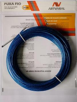 Cinta pasa cable acero forrado 30mtrs Artvaral