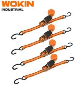Cinta carga porta equipaje x4 25mmx5mtrs catraca Wokin