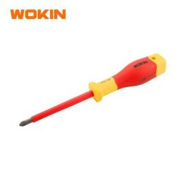 Destornillador Aislado Certificado PZ2x100mm Wokin