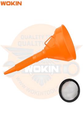 Embudo plastico flexible c/filtro  Wokin