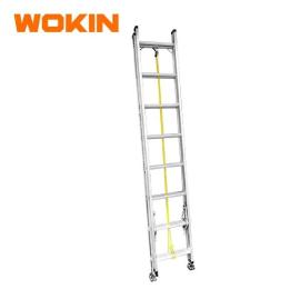Escalera de extension coliza 2x12 escalones 6490mm Wokin