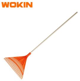 Escobilla de jardin plastica 51cm 22 dientes 158cm Wokin