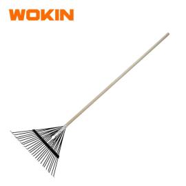 Escobilla de jardin Metalica 24 dientes 135cm Wokin