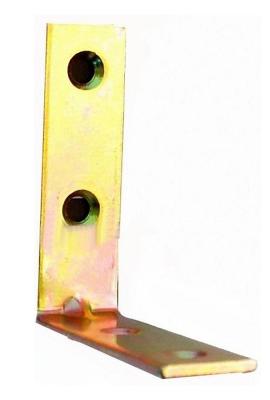 Escuadra Metalica 3,8x3,8 bronceada 24u ece038