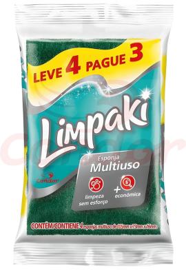 Esponja multiuso Lleve 4 pague 3 Limpaki 1557