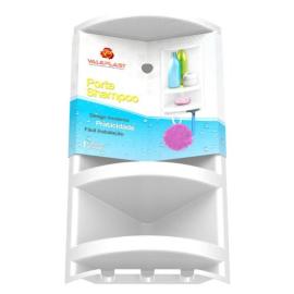 Esquinero p/baño color BLANCO 38x20x14 Valeplast