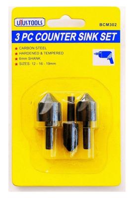 Fresas  3 pcs p/molduras  12-16-19mm bcm302 uyu