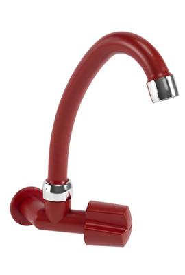 Grifo cocina de pared Madri ROJA