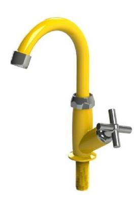 Grifo canilla de Lavatorio mesada siena Amarillo