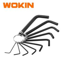 Llave allen juego 10pz Wokin