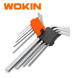 Llave allen universal 9 pc Extra larga Wokin