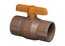 Llave de paso PVC roscable 11/4