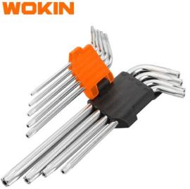 Llave torx seguridad 9Pz larga Wokin 606