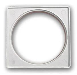 Marco p/ rejilla plastica 15x15 blanca Krona k947