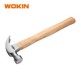 Martillo uña mango Madera 20oz 560g Wokin