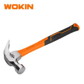 Martillo uña mango fibra 16Oz. 29mm 450g Wokin industrial