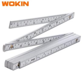 Metro de carpintero 2mtrs cuerpo abs Wokin