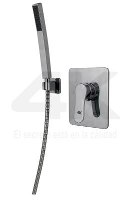 Monocomando ducha embutir Bronce c/duchero 12000969 4k
