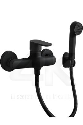 Monocomando higienica ducha  NEGRO Zinc 4k
