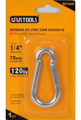 Mosqueton c/resorte 1/4