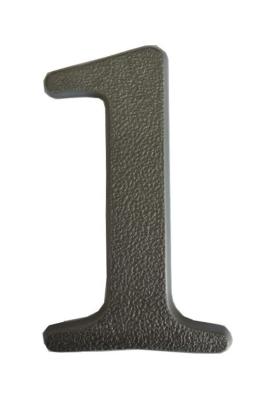 Numero residencial plastico 1 Color Bronce