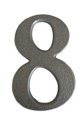 Numero residencial plastico  8 Aluminio