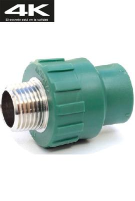 PPR Termofusion Cupla inserto Macho s20 1/2